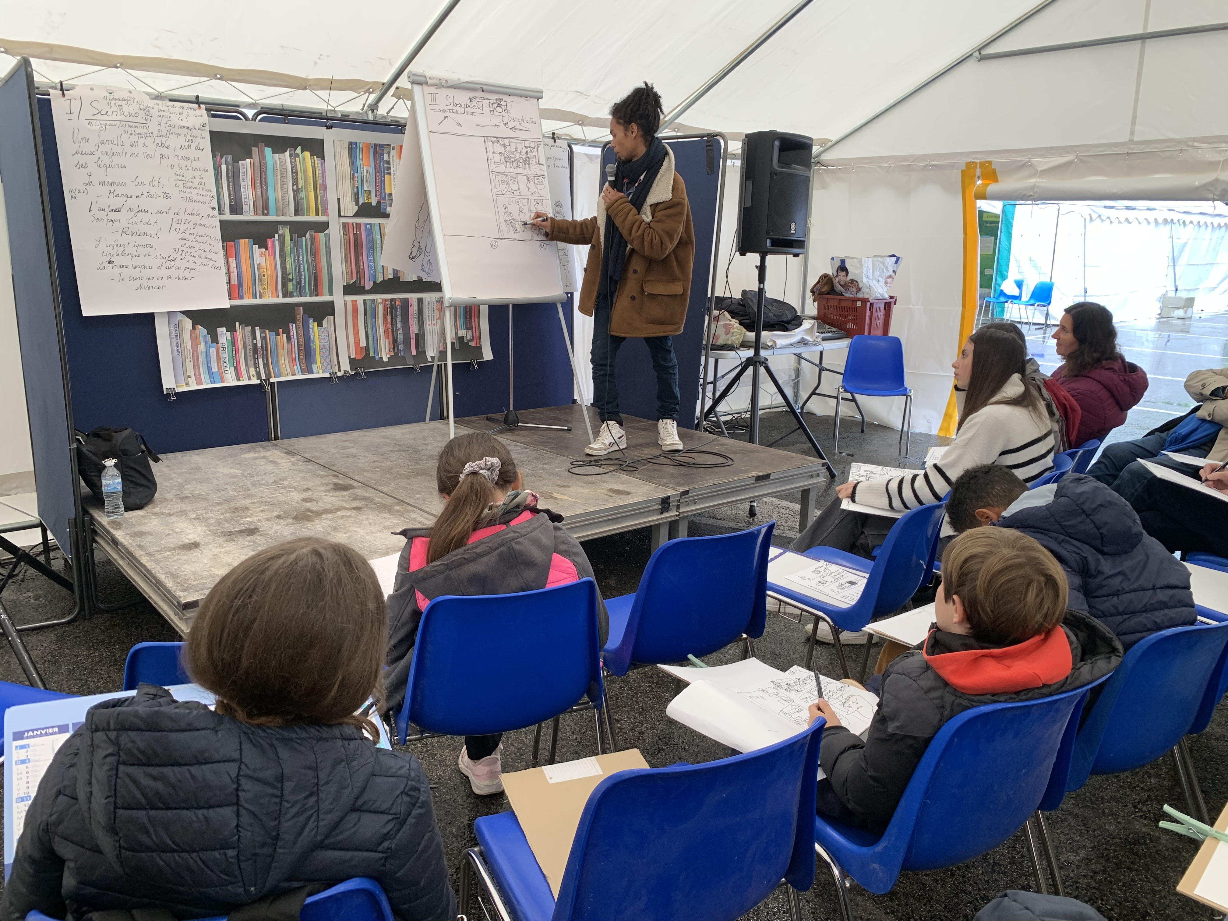 Atelier manga avec Hachin